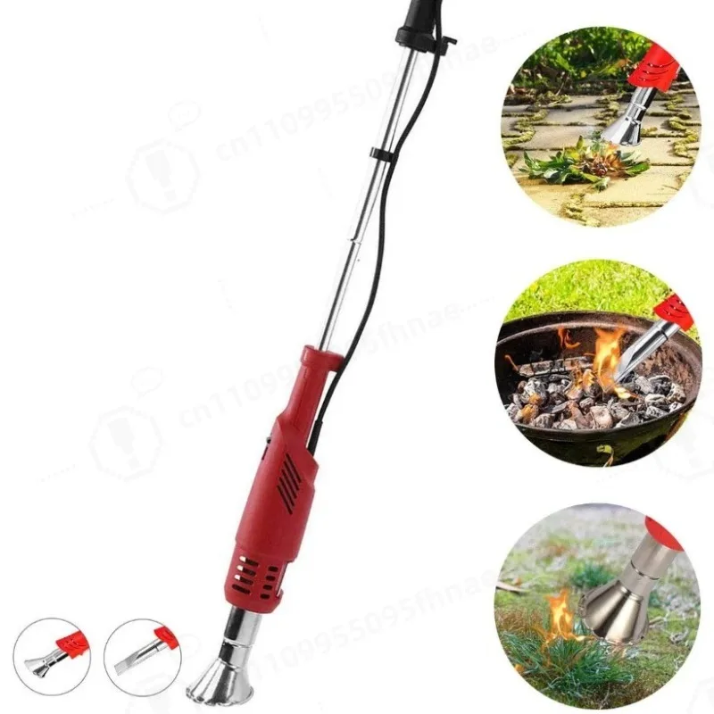 PROSTORMER 2000W Electric Thermal Weeder Grass Burner AC Hot Air Weeder Safe Fast Flame Garden Tool Portable