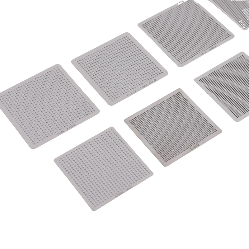 ●27Pcs Universal Direct BGA Heating Stencil Reballing Support Stencil Holder Template Heated Fixture for SMT SMD Chips-ABFB