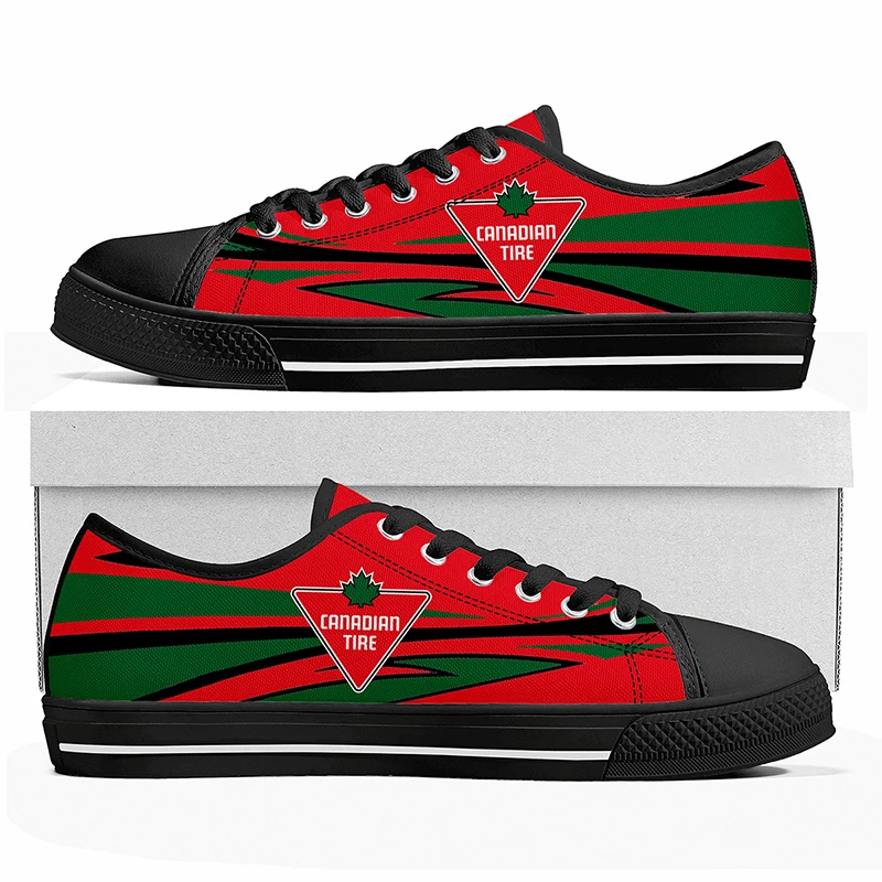 Canadian Tire Logo Low Top High Quality Sneakers Mens Womens Teenager Tailor-made Shoe Canvas Sneaker Casual Couple Shoes