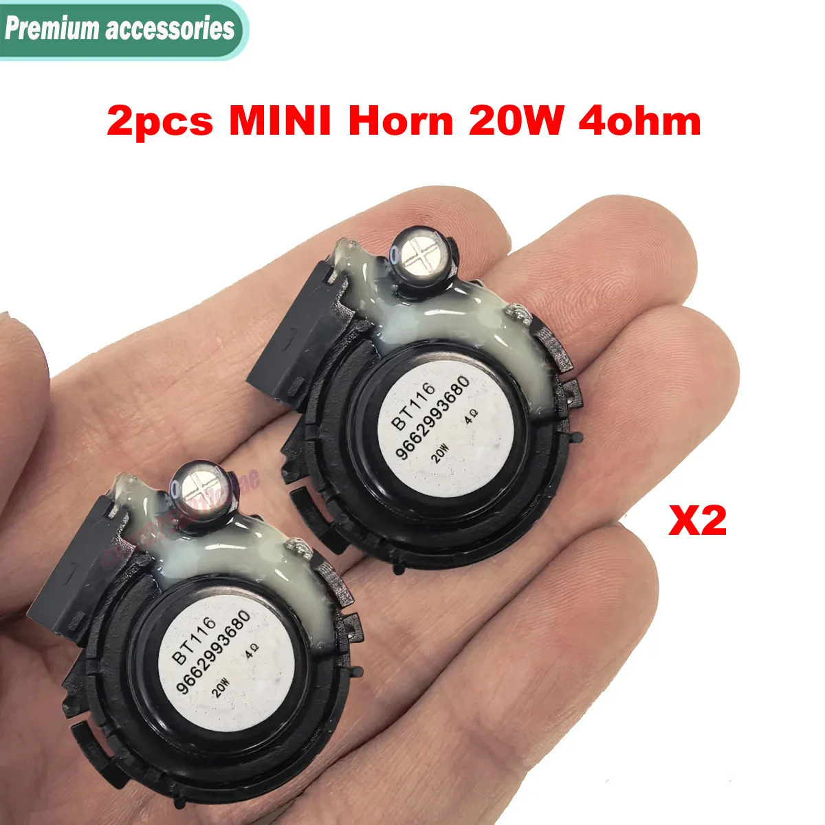 1pair DIY 1inch MINI Horn 20W 4ohm HIFI Tweeter Dashboard Speaker Treble 12V For Car Amplifier Power Amplifier Board