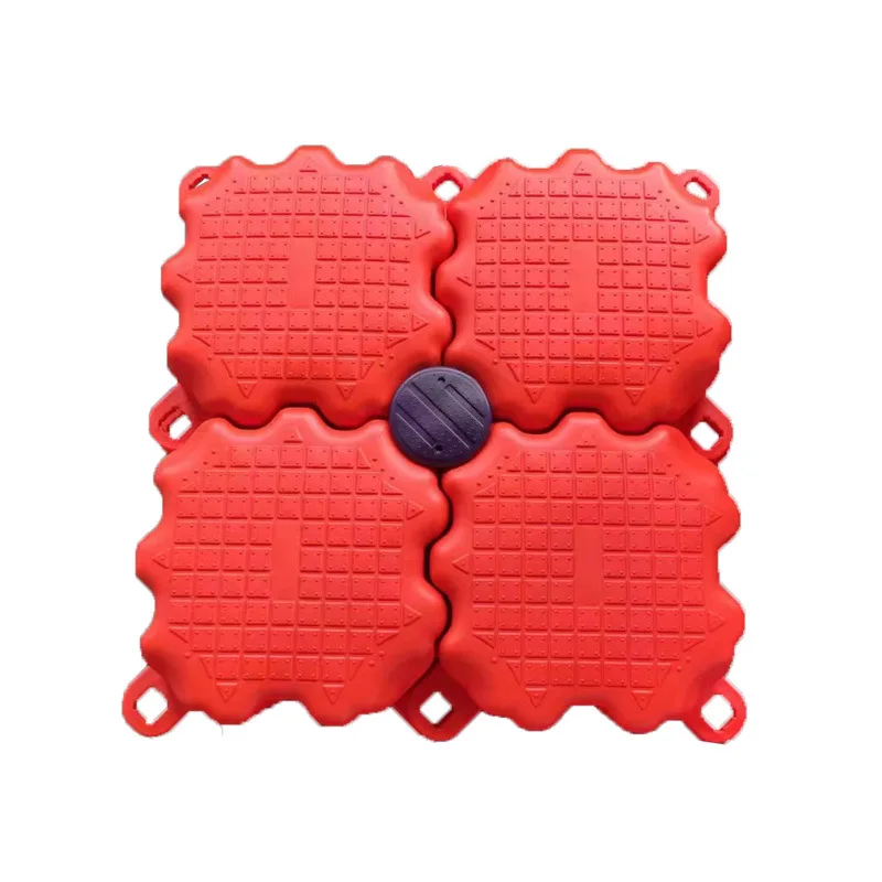 

Water pontoon with groove Plastic floating water pontoon pontoon kayak rowing dragon boat berth platform wharf