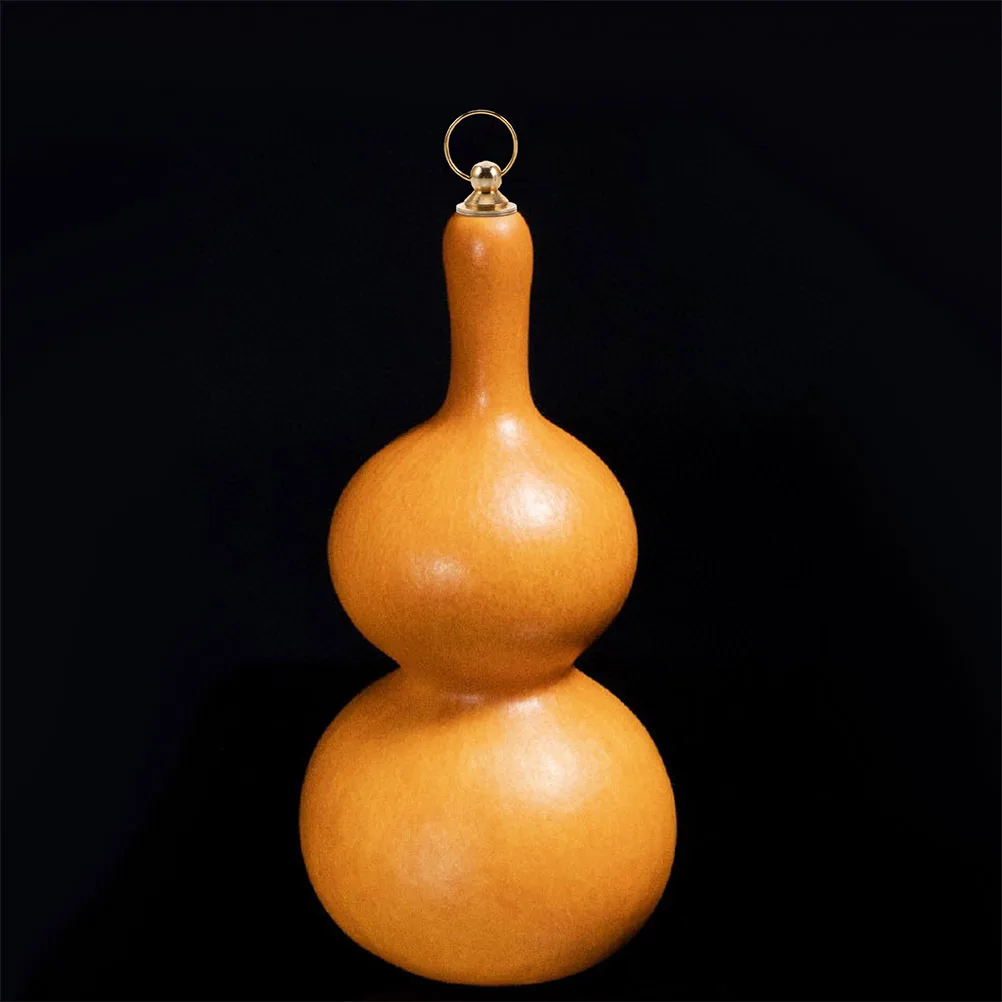 

8Pcs Small Brass Stylish Bottle Gourd Covers Decorative Secure Copper Set for Crafts and Decor Bottle Gourd Gourds for Crafts