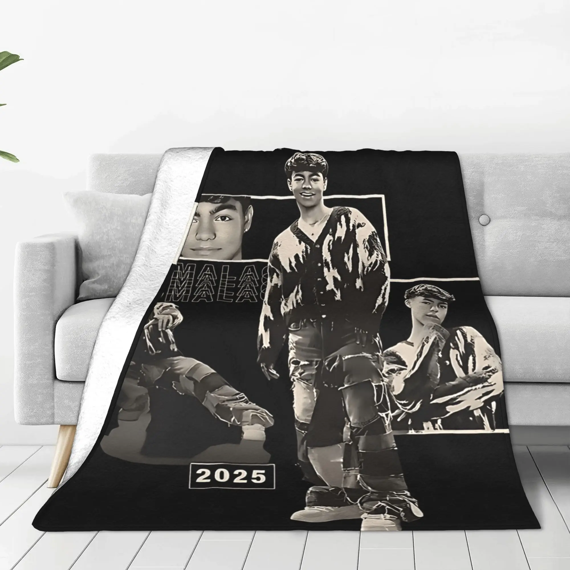 Malachi Barton Actor Tour Blanket  Soft Warm Fluffy Plush Throw Blanket For Boy Girl Outdoor Flannel Bedspread Bed Cover