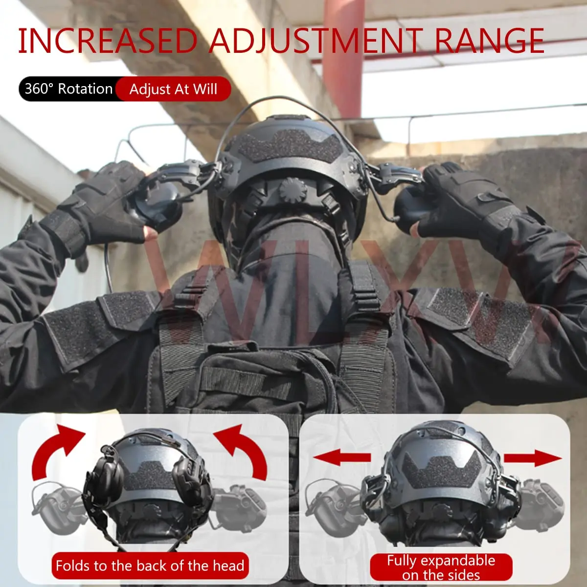 FAST SF Full Protection Tactical Helmet Set,with Airsoft Headset&Three Lenses Goggle&Tactical Mask,for Paintball Military Set