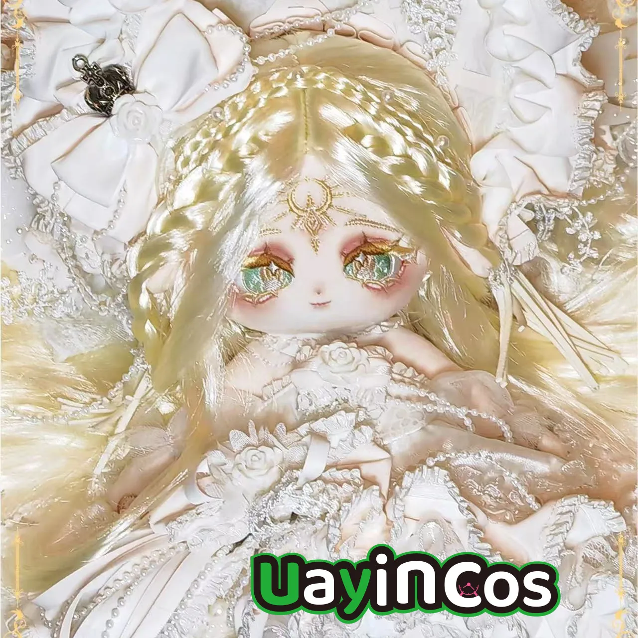 

30cm Anime Yellow Eyes Monster yi jia la Stuffed Long Legs Hair Plushie Cotton Plush Doll Body Anime Figure Toy Kids Halloween G