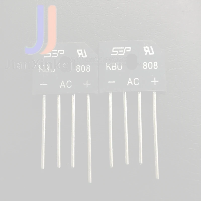 20pcs 100% orginal new Common accessories for LED lights 8A 10A thick body round foot bridge stack RS808 KBU808 KUB08J KBU810