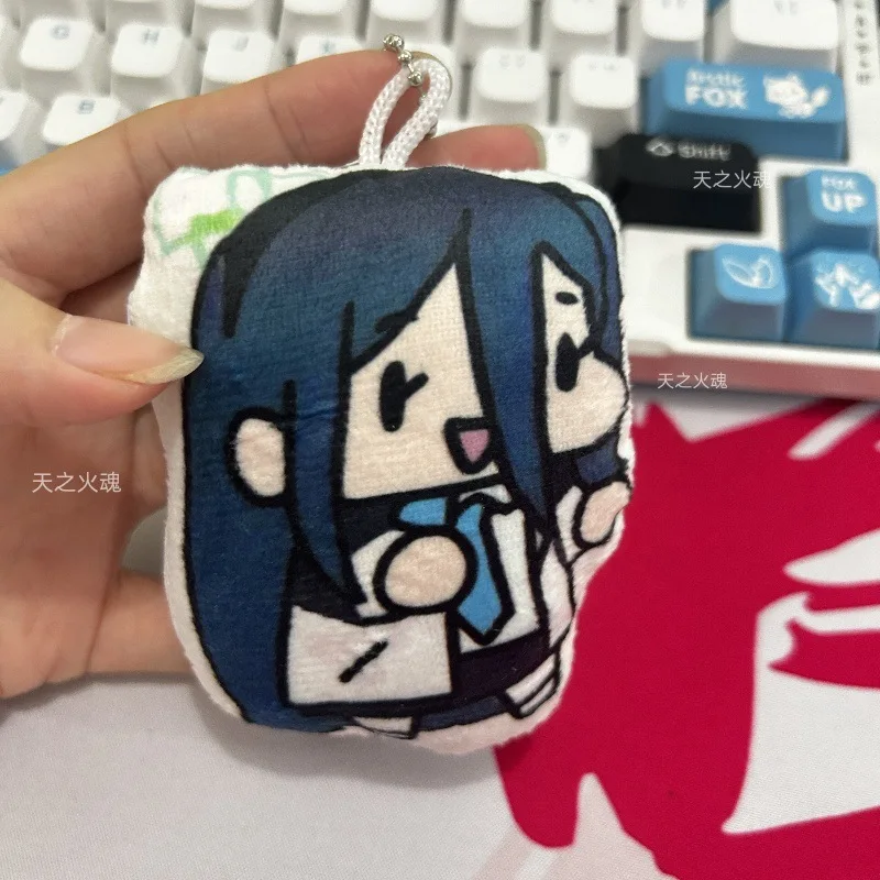 Hirai Momo alice aris tendou Shork Keychain Plush Toy with Voice Function Anime Character Accessories Cute Kawaii Gift