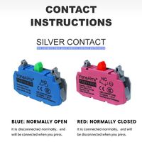 1pcs VaneAims FXBY6 Series NO or NC Contact Replacement Part FXBY6 Switch Button Accessory for Assembly and Installation