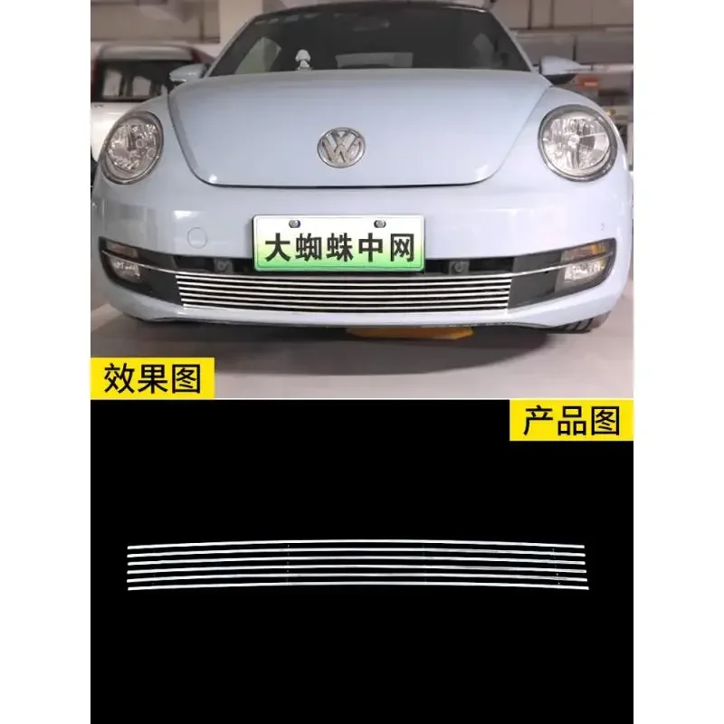 

Car Accessories For Volkswagen Beetle 2012 2013 2014 2015 2016 Metal Front Grille Around Trim Racing Grills Trim Car styling