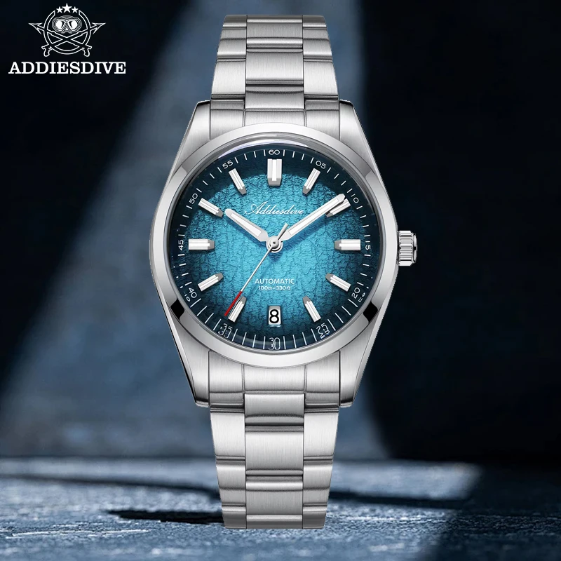 

ADDIESDIVE 2025 NEW Waterproof Watches For Men AR Coated Bubble Mirror Glass Automatic Mechanical Dive Watch AD2091 reloj hombre