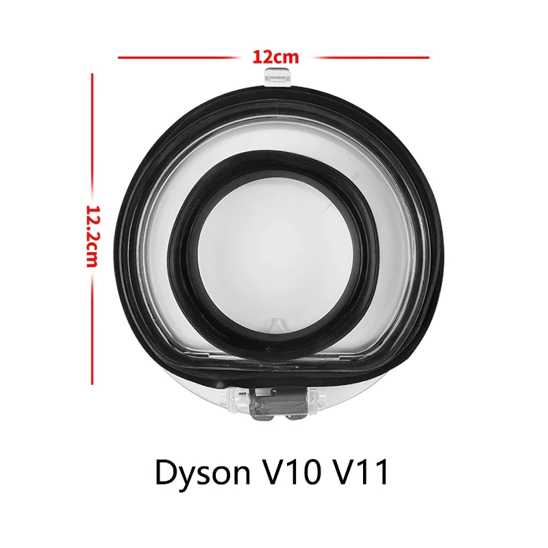 Dust Bin Base Lid for Dyson V10 V11 V15 Cordless Vacuum Cleaner Accessories Dust Collector Box Bottom Cover Sealing Ring Cap