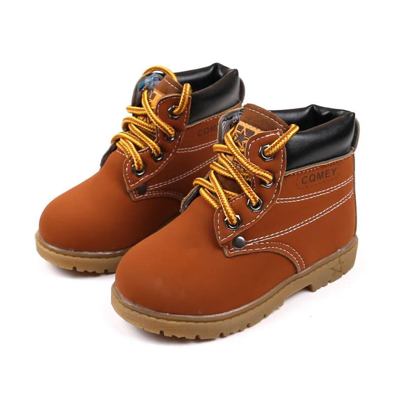 Children Casual Shoes Handsome Fashion Korean Style Kids Boots Non-slip Wear-resistant Boys Girls Boots Students Sport Footwear