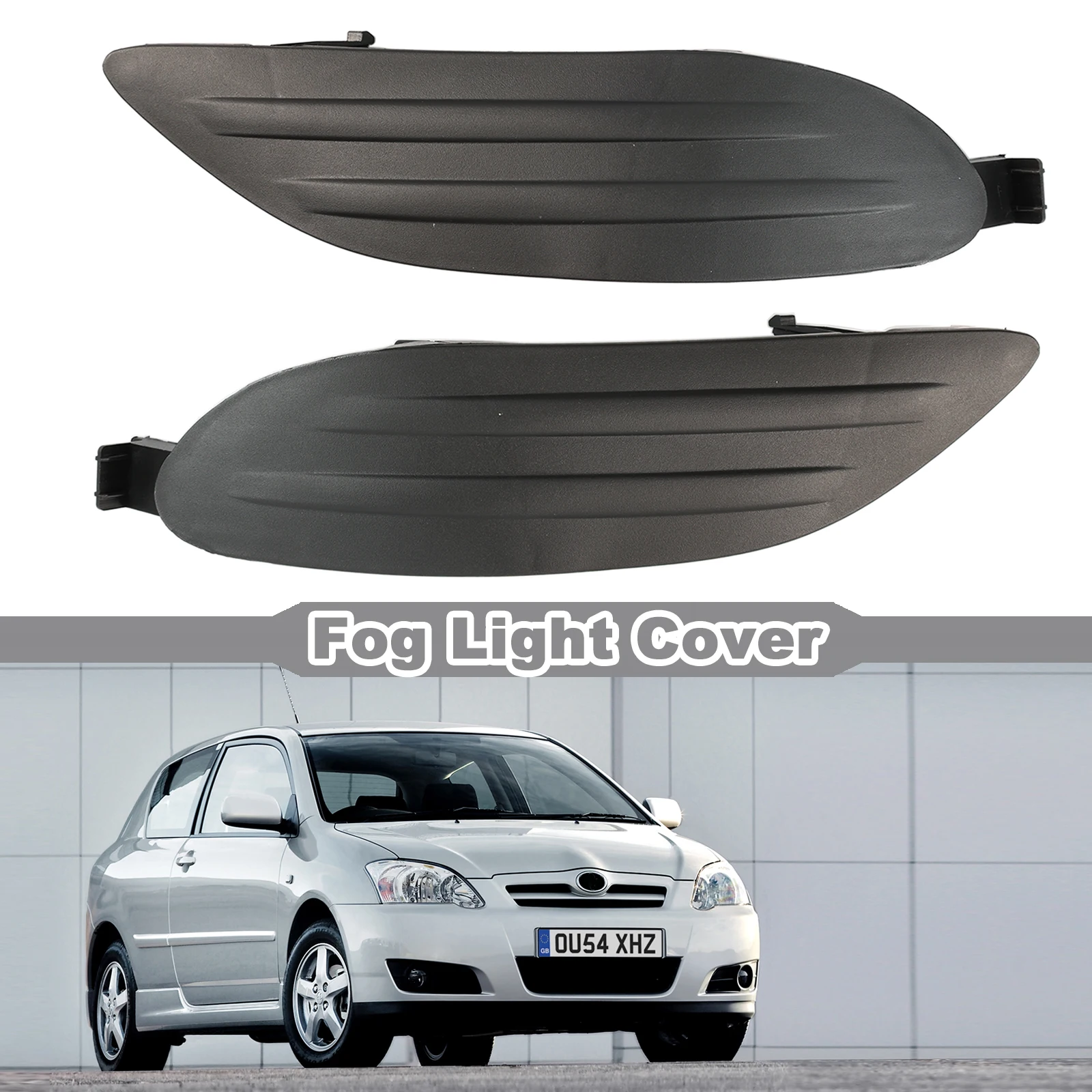 2Pcs Car Front & Left Right Bumper Side Lights Fog Cover Car Parts 5212702170 5212802200 For Corolla Toyota 2005 2006 2007 2008