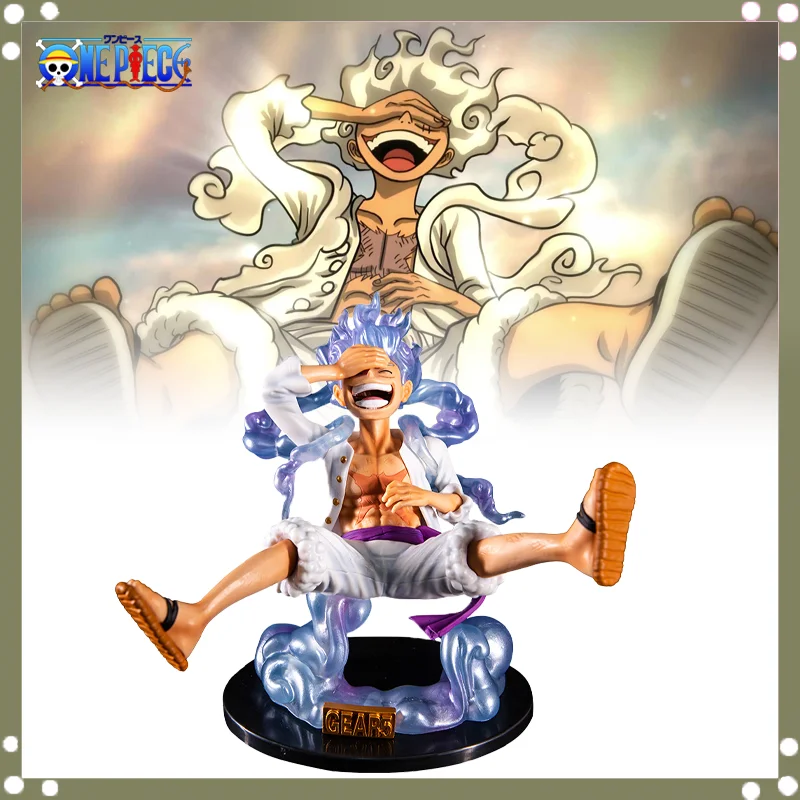 

One Piece Figure Luffy Gear 5 Action Figure Sun God Luffy Nika Anime PVC Action 16cm Figurine Statue Collectible Model Doll Toys