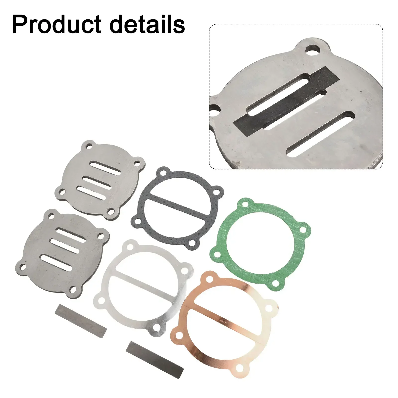 Set Valve Plate Air Cylinder Air Pump Replacement 62mm Air Compressor For 65 Type Gasket Hole To Hole Spare Parts Brand New
