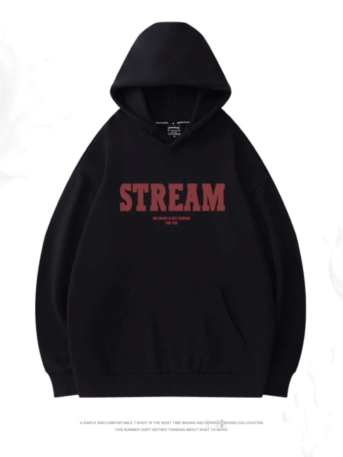 فضفاض Fce مبطن Thiened طويل Sve هوديي المرأة الدنيم ربيع الخريف الشتاء عارضة مريحة البوليستر Jaet #2