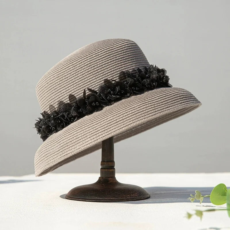2026-summer-british-vintage-elegant-french-top-hat-bowler-hat-straw-hat-sun-hat