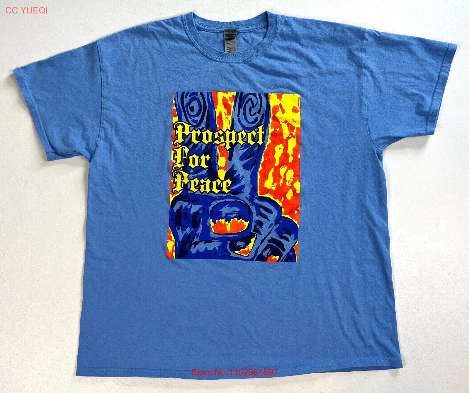 Prospect for Peace Peace Today T-Shirt Blue Sz XL