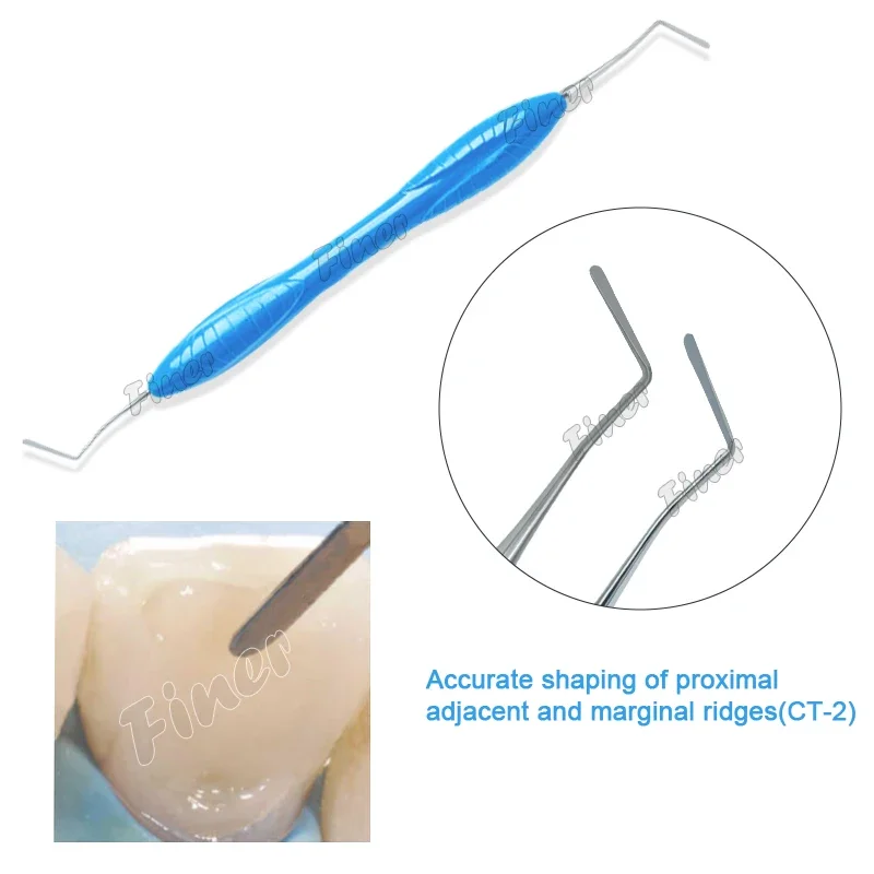 Dental Resin Spatulas, Silicone Handle Composite Filling Tool