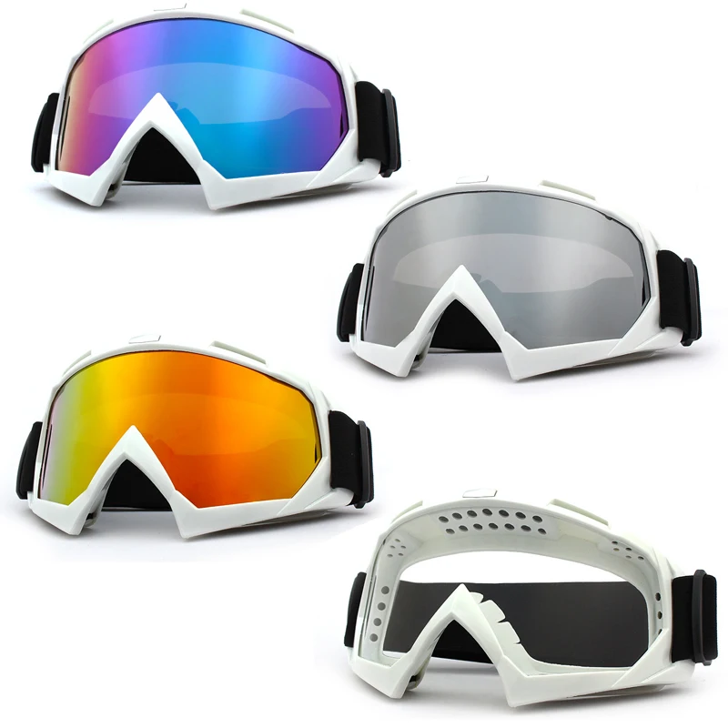 Skiing Goggles Windproof Cycling Motorcycle Snowboard Goggles Anti-Fog Anti-Scratch Dustproof Eyewear Outdoor Sports Goggles