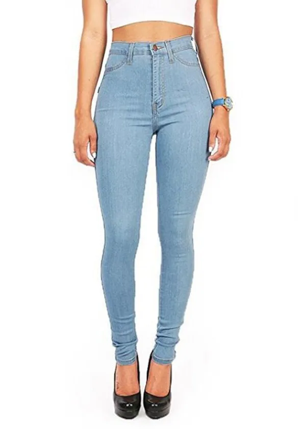 Skinny Women\'s Skinny Pants Pants Spring Autumn Jeans For Women High Waist Skinny Thick Jeans Womens High Elastic Stretch Jeans