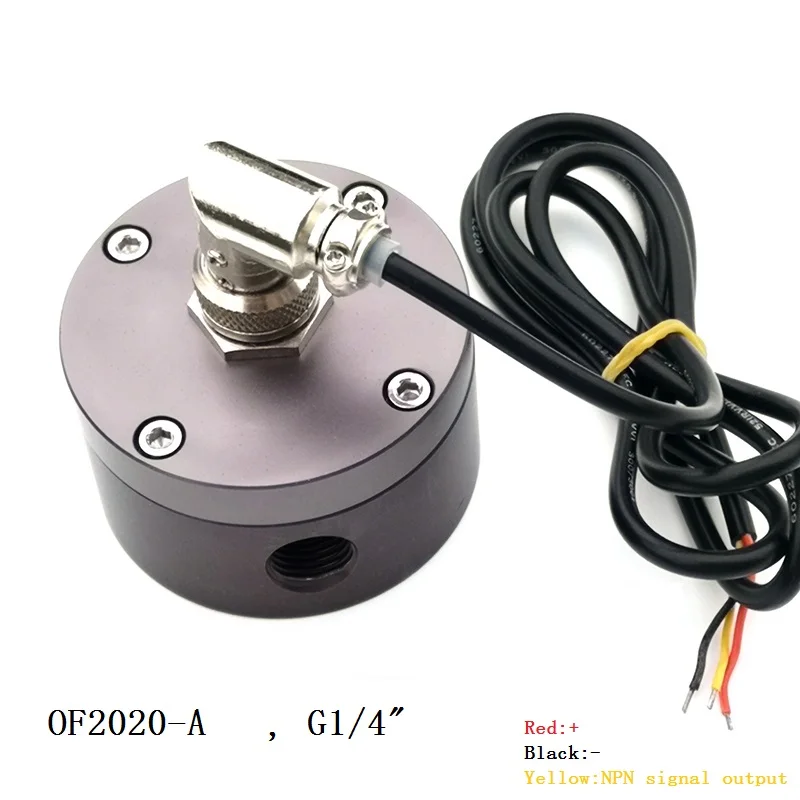 Oil Diesel Fuel Oval Gear Flow Meter Sensor
