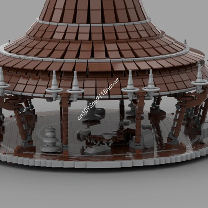 3641pcs MOC Kashyyyk Wookie Tree House Revenge of The Sith Star Battle Building Blocks Education Brick Christmas toy Gift
