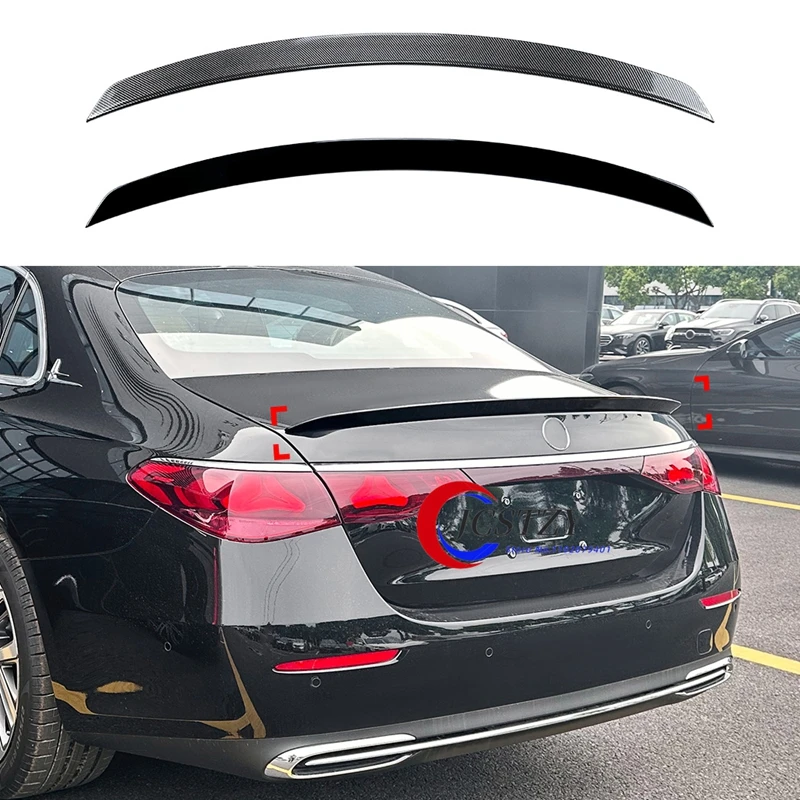 

Задний спойлер автомобиля, хвостовое крыло, разделитель крышки багажника, аксессуары для внешнего кузова для Mercedes Benz E Class W214 E260 E300 AMG 2024-up