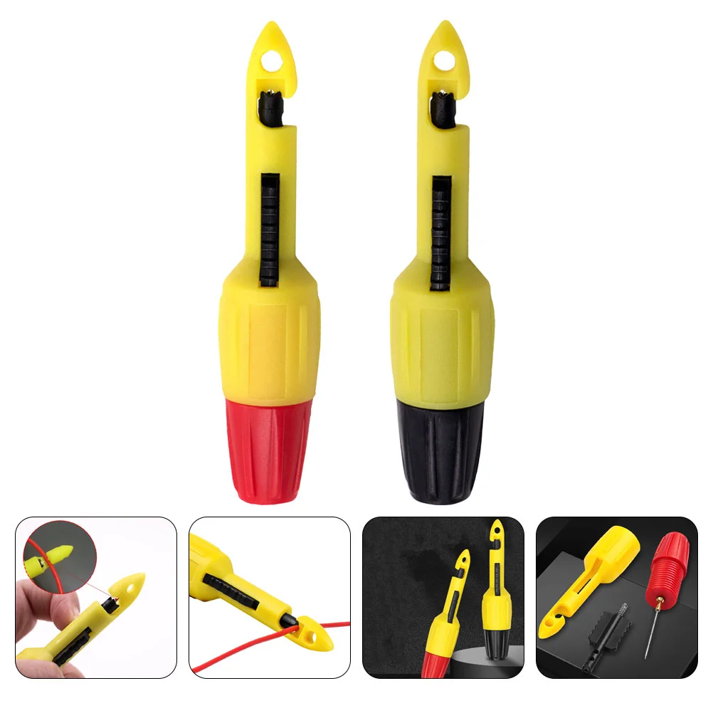 

2 Pcs Line Probe Multimeter Probes Back Play Tester Multifunction Wire Non-destructive Pin