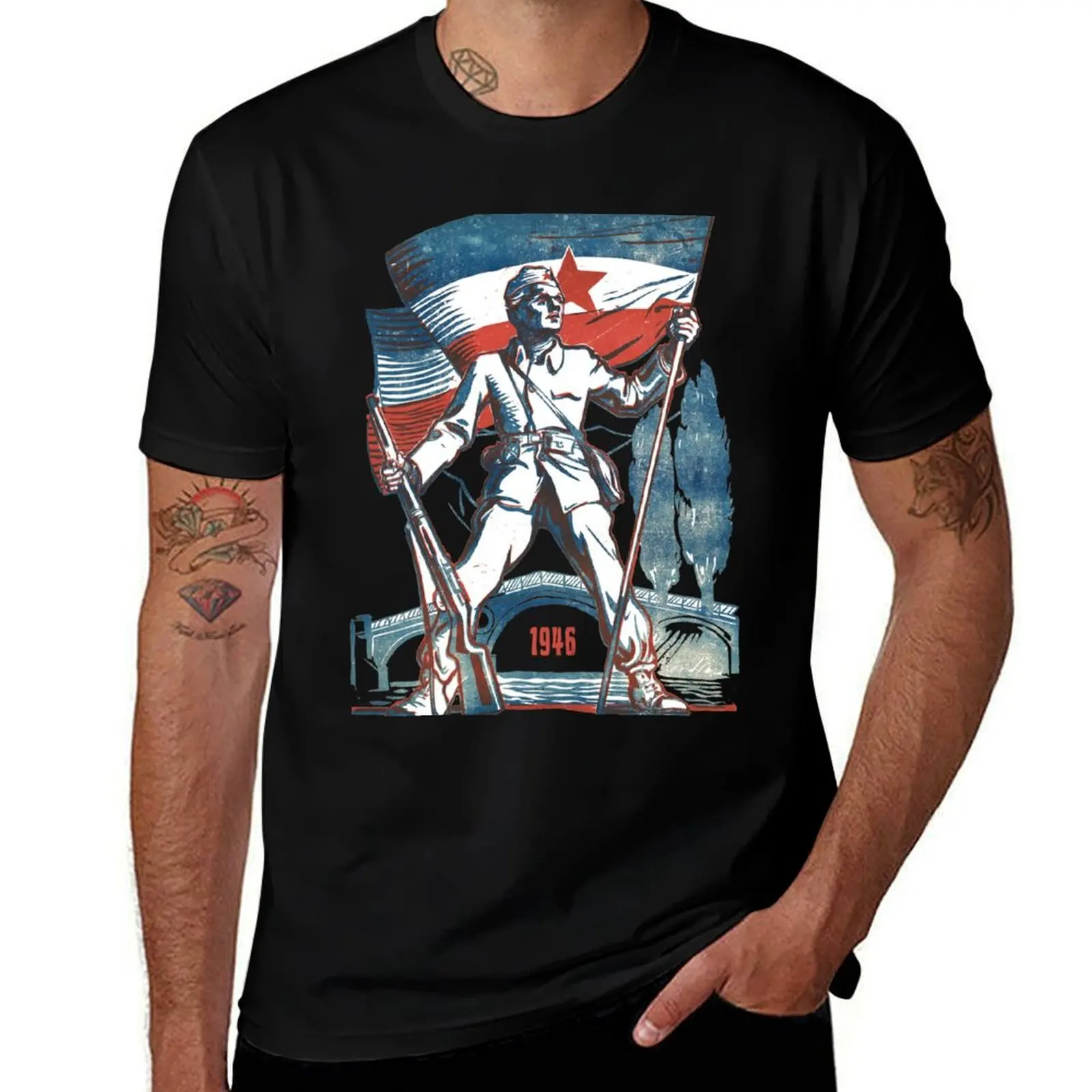 Yugoslavia - Sarajevo 1946 - Design T-Shirt UV Protection Outdoor Tee Shirt