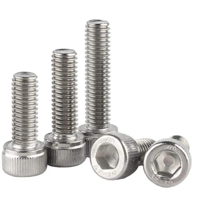 M8 - 1.25 Left Hand Thread Socket Cap Screws Hex Allen Bolts A2 304 Stainless