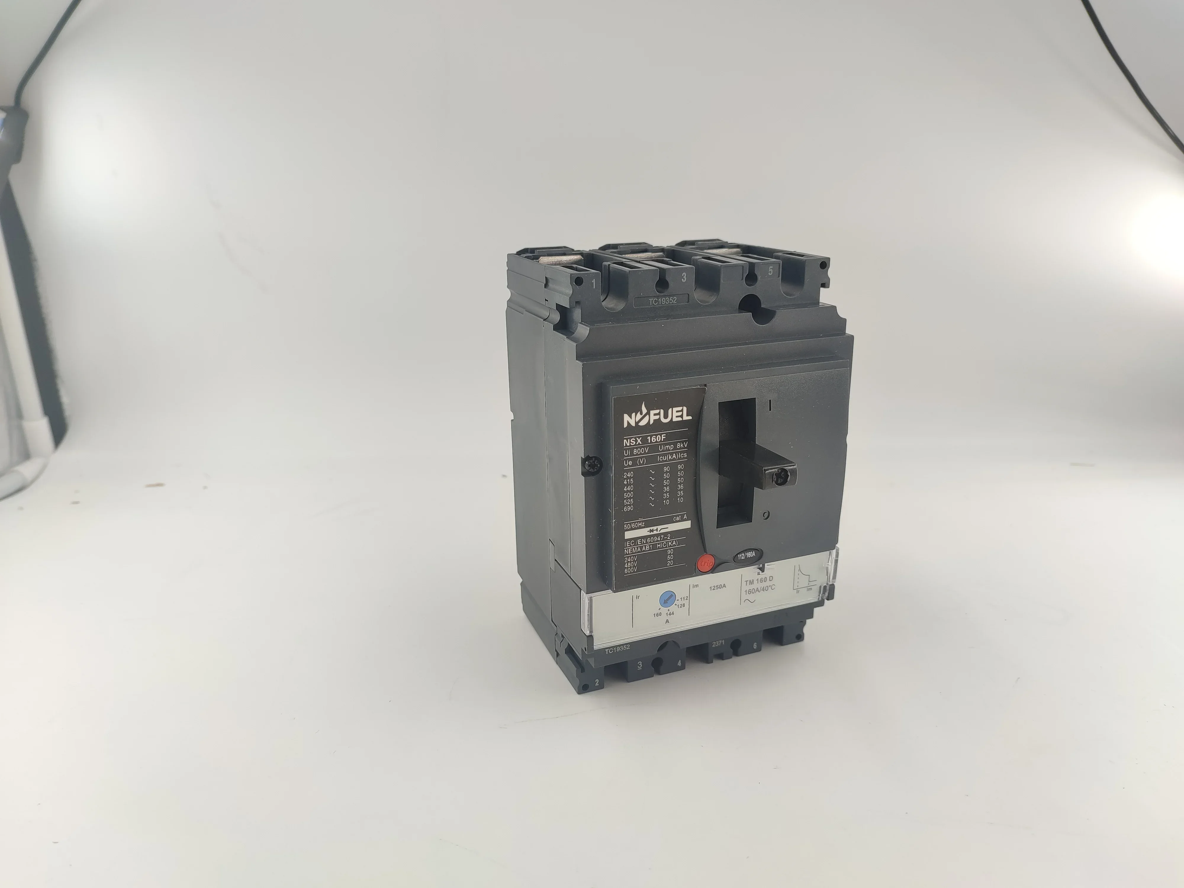 202533478 قاطع دائرة مصبوب من NOFUEL 1250A 50KA 3P MCCB NS1250N 3P Mic2.0 1250A NS33478 #3