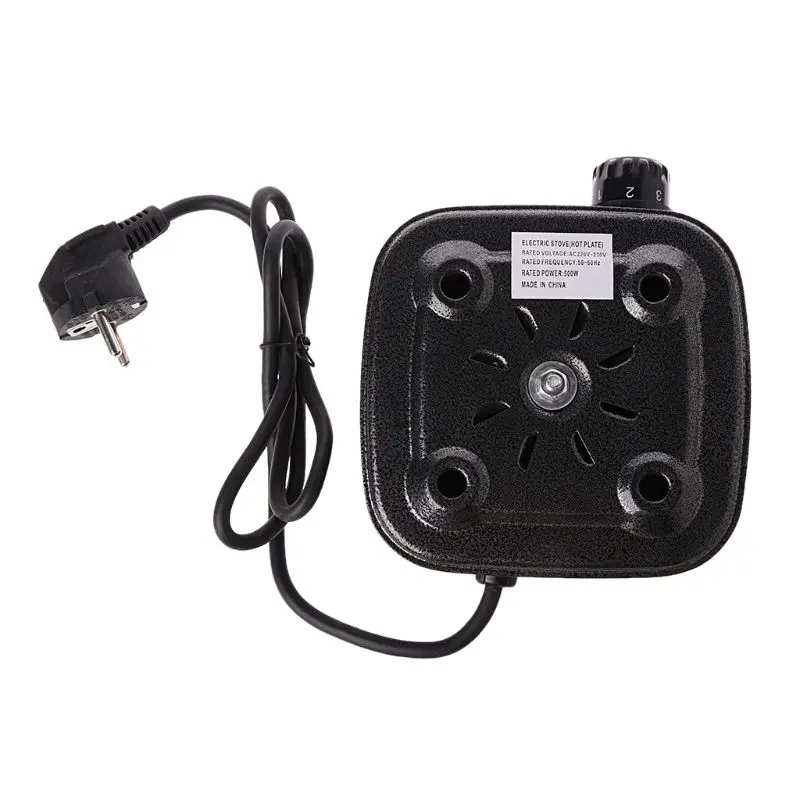 Mini poêle électrique 500W, plaque chauffante pour café, Kit multifonctionnel d'appareils ménagers