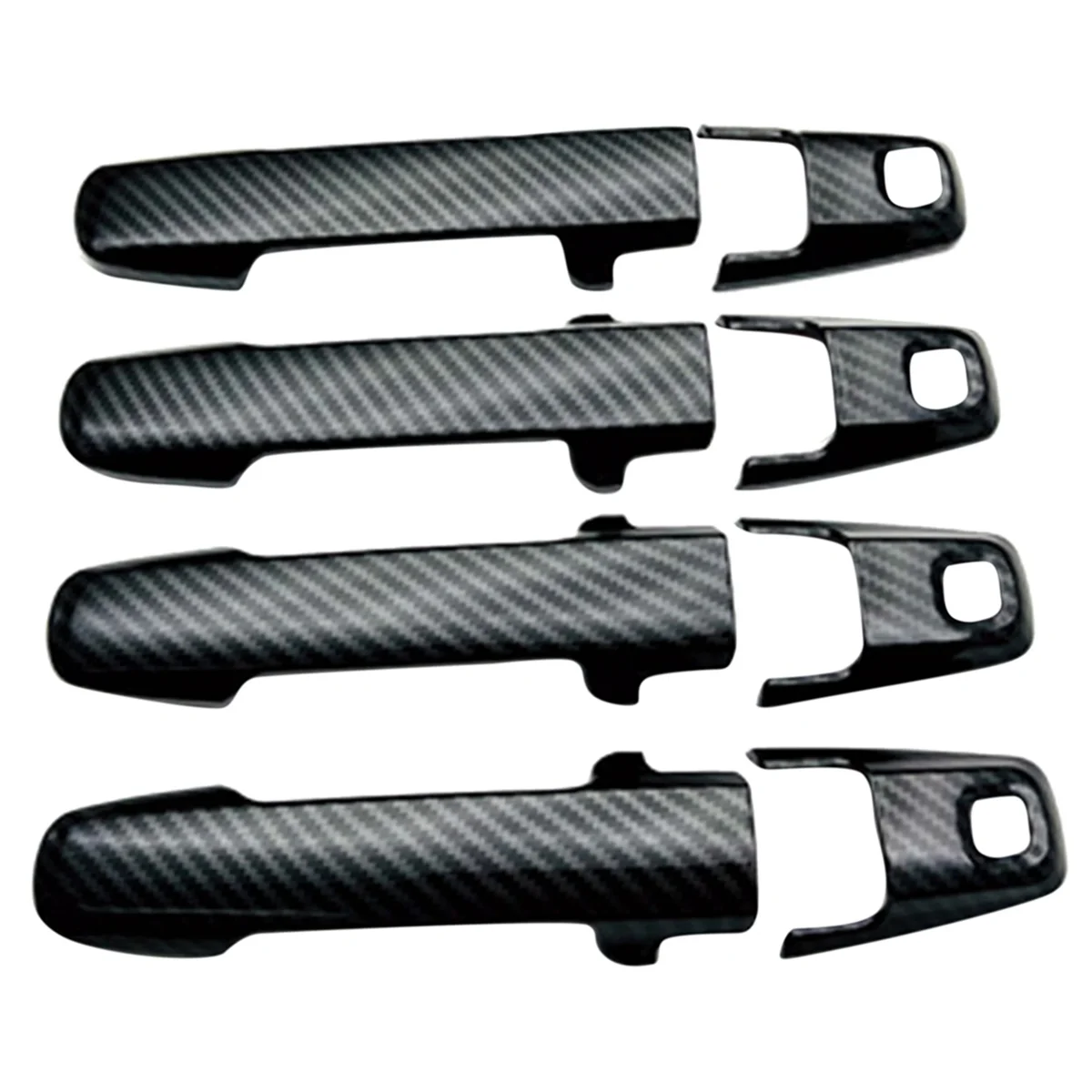 

For Suzuki Spacia Gear MK532 Carbon Fiber Door Handle Cover Car Protective Accessories