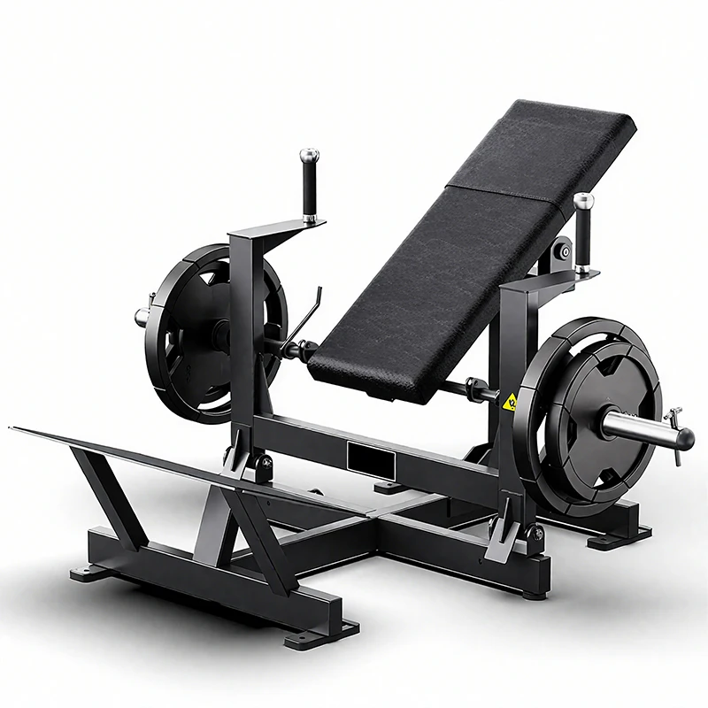 

Тренажер для силовых тренировок с нагрузкой от дисков, тренажер для ягодиц, машина для приседаний с откидыванием ног, регулируемый тренажер для приседаний с откидыванием ног