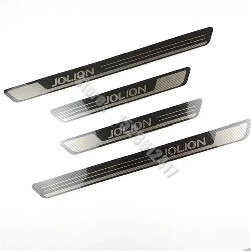 Accesorios de coche, placas de desgaste de umbral de puerta, protector de umbrales, pegatinas de coche, Pedal de bienvenida para Haval JOLION 2021 2022 2023 ~ 2025