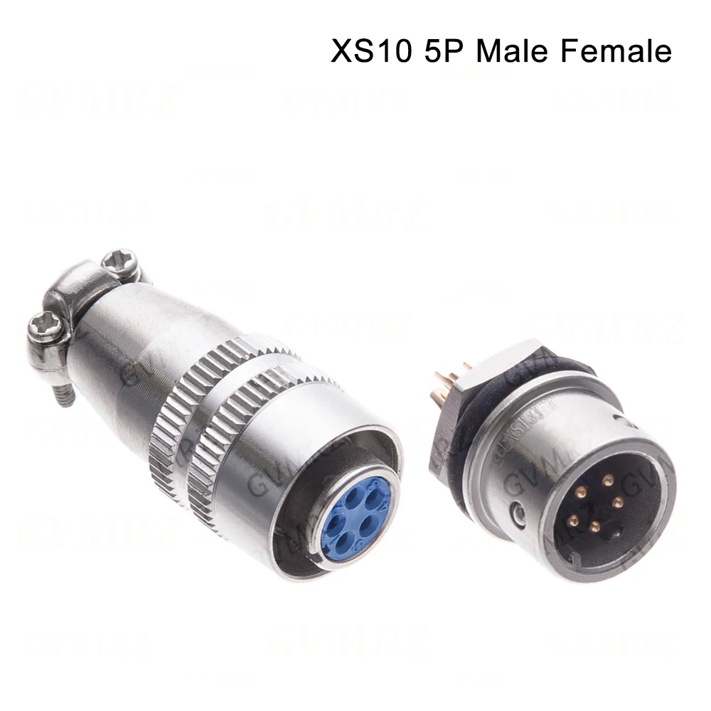 XS10 2PIN 3PIN 4PIN 5PIN Docking Aviation Plug Socket Waterproof Circular Connector Integrated circuit
