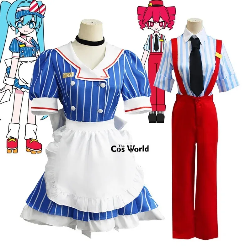 Miku e Kasane Teto Mesmerizer Roupas Trajes de cosplay de anime