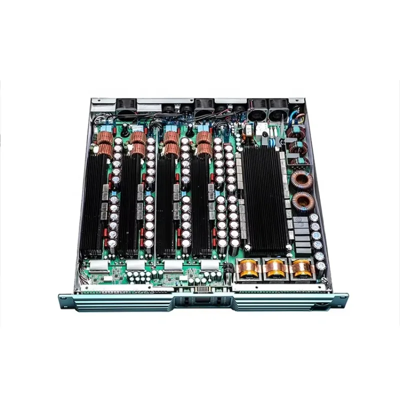 DG4 Series 2ohms Using Stable 4-Channel 1U Professional High Power Amplifier Class-D 4CH*1800W/2200W/3000W/3500W