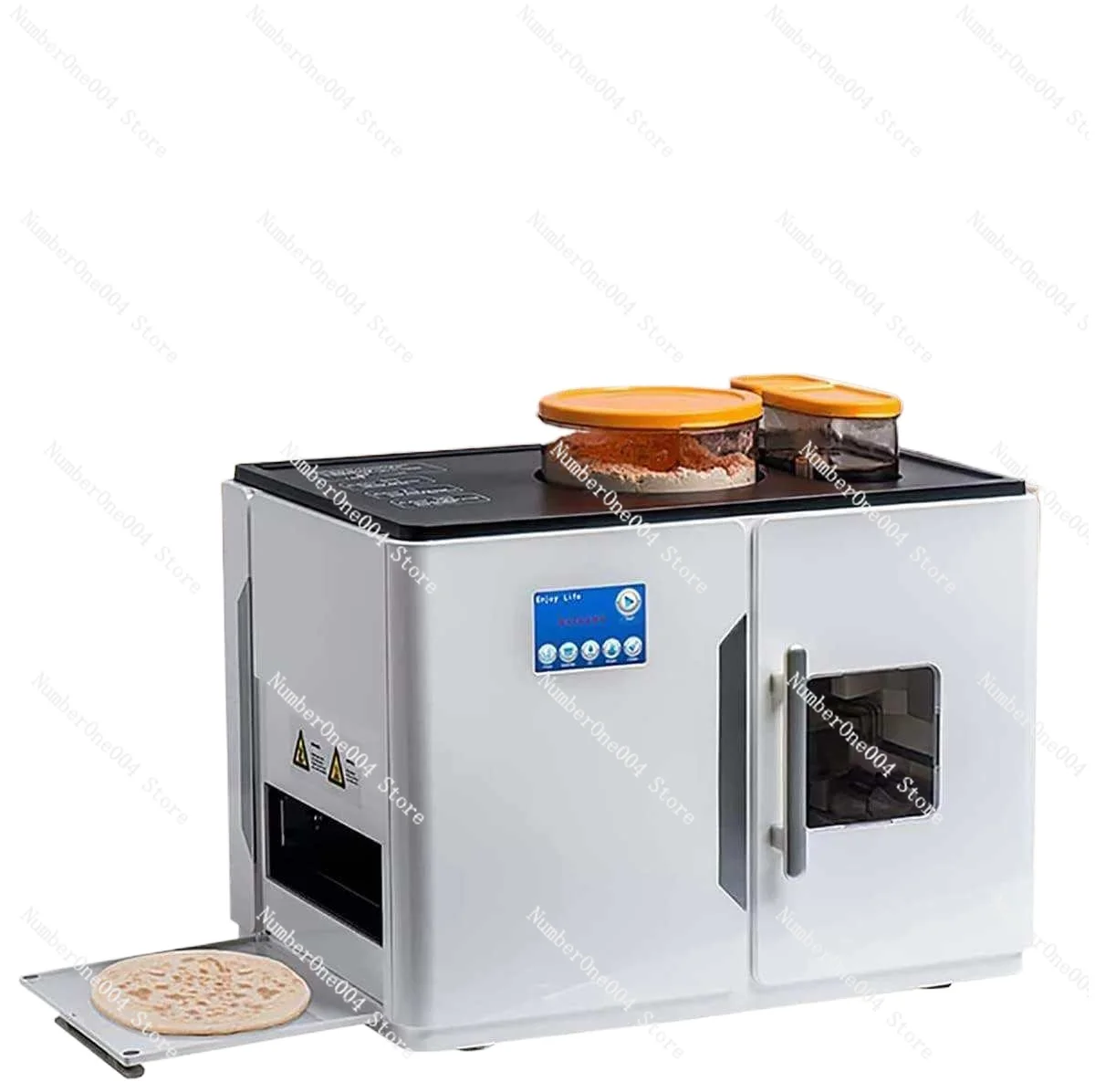 

Stock Automatic Electric Robot Flatbread Tortilla Magic Fully Making Machine Rotimatic Maker