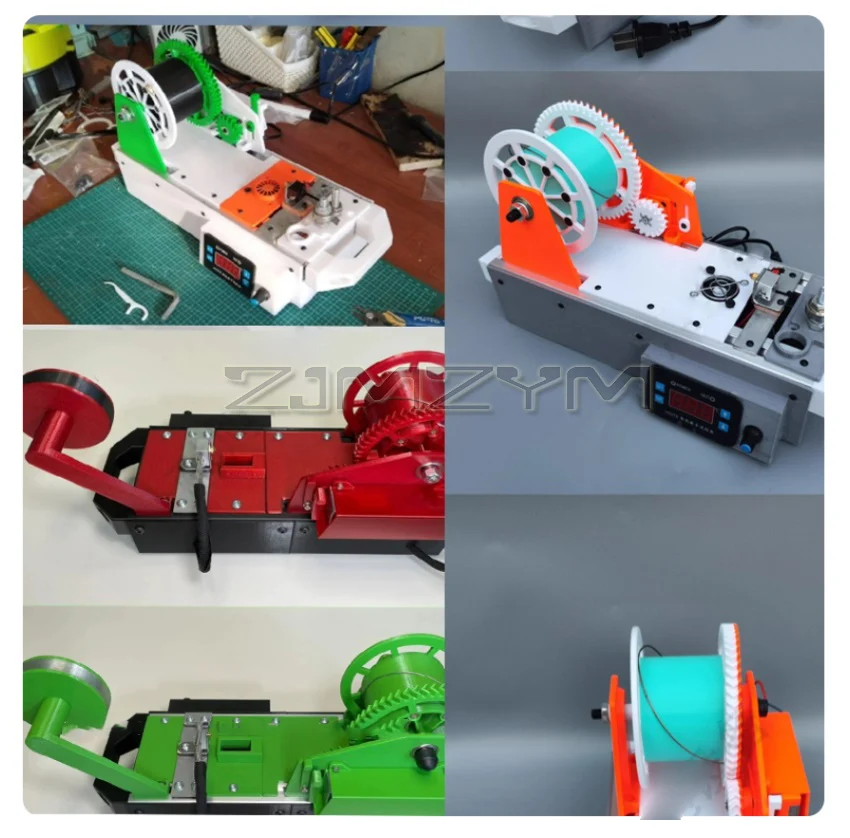 3D Printing Wire Making Machine 1.75MM Alloy Profile+PETG Micro Injection Molding Machine Plastic Extruder 110V-220V