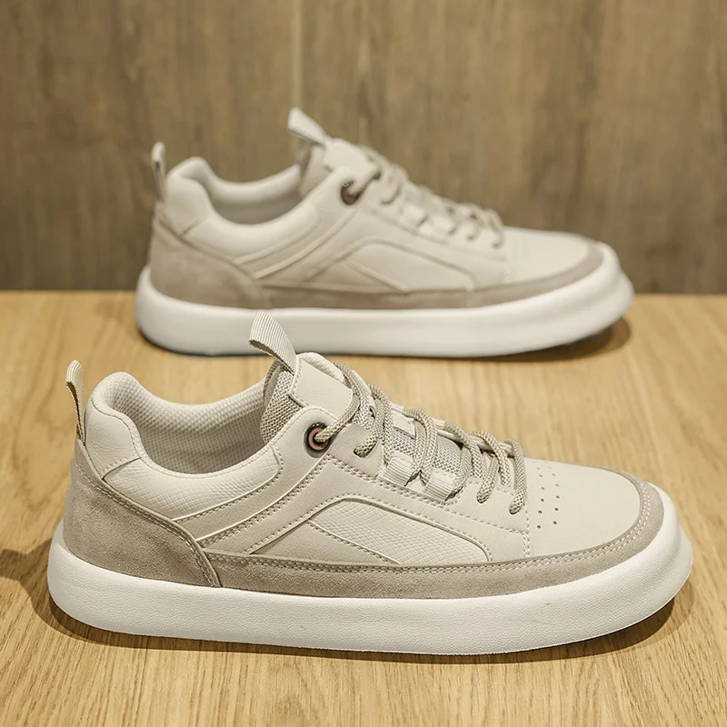 

2025 Spring New Rubber-Plastic Sole Casual Board Sneakers for Outdoor Sports - Comfortable, Soft, Slip-Resistant, Durable, and T