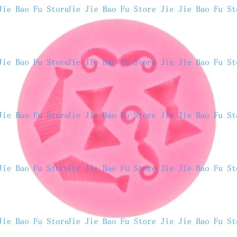 

652F Bowtie Mustache Silicone Molds Fondant Fondant Cake Molds Making Pastry Chocolate Molds Baking Decorating Tool Nonstick