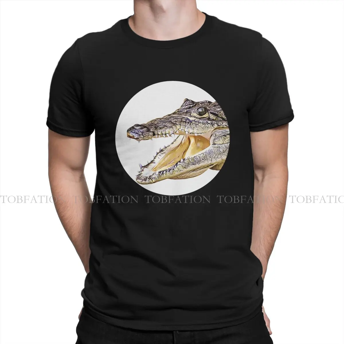 Portrait Special TShirt Crocodile Wild Animal T Shirt