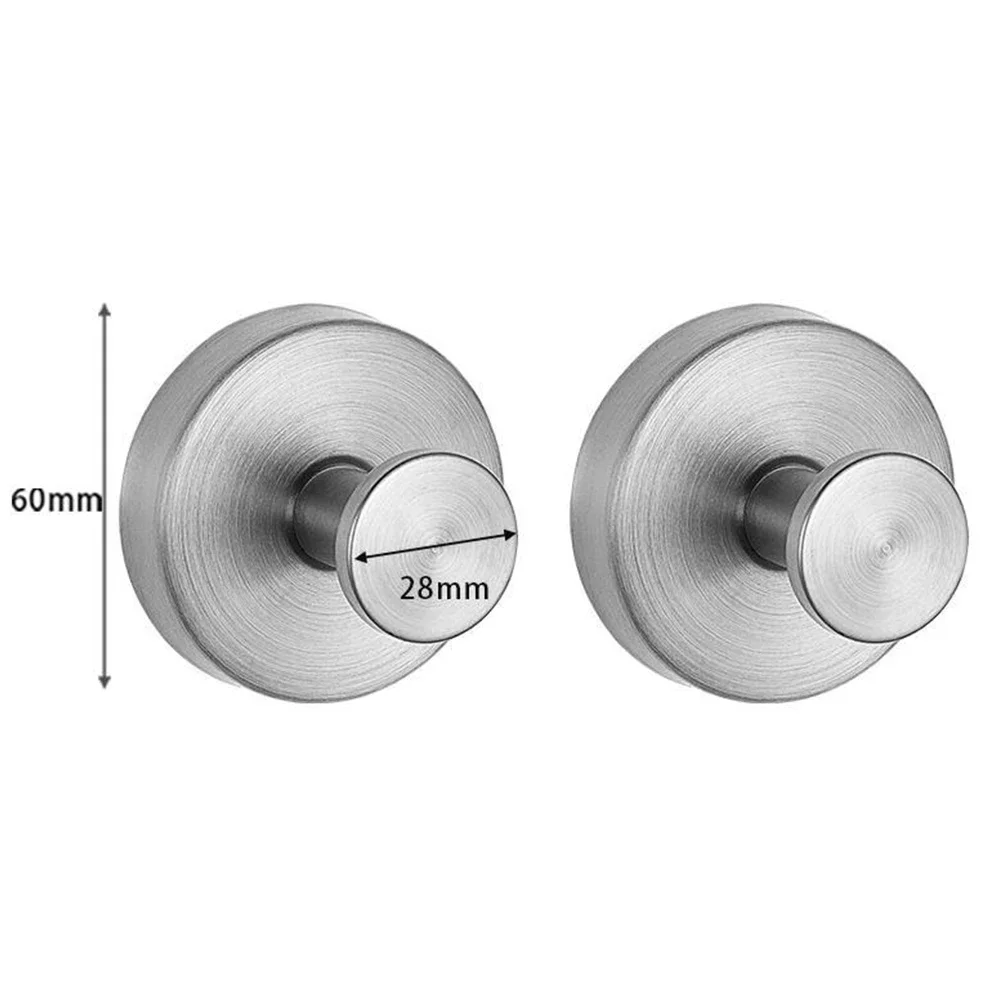 For Hanging Robes Bathroom Hooks Loofah Hooks Brushed Nickel Finish Easy Installation No Drilling Required For Bathroom