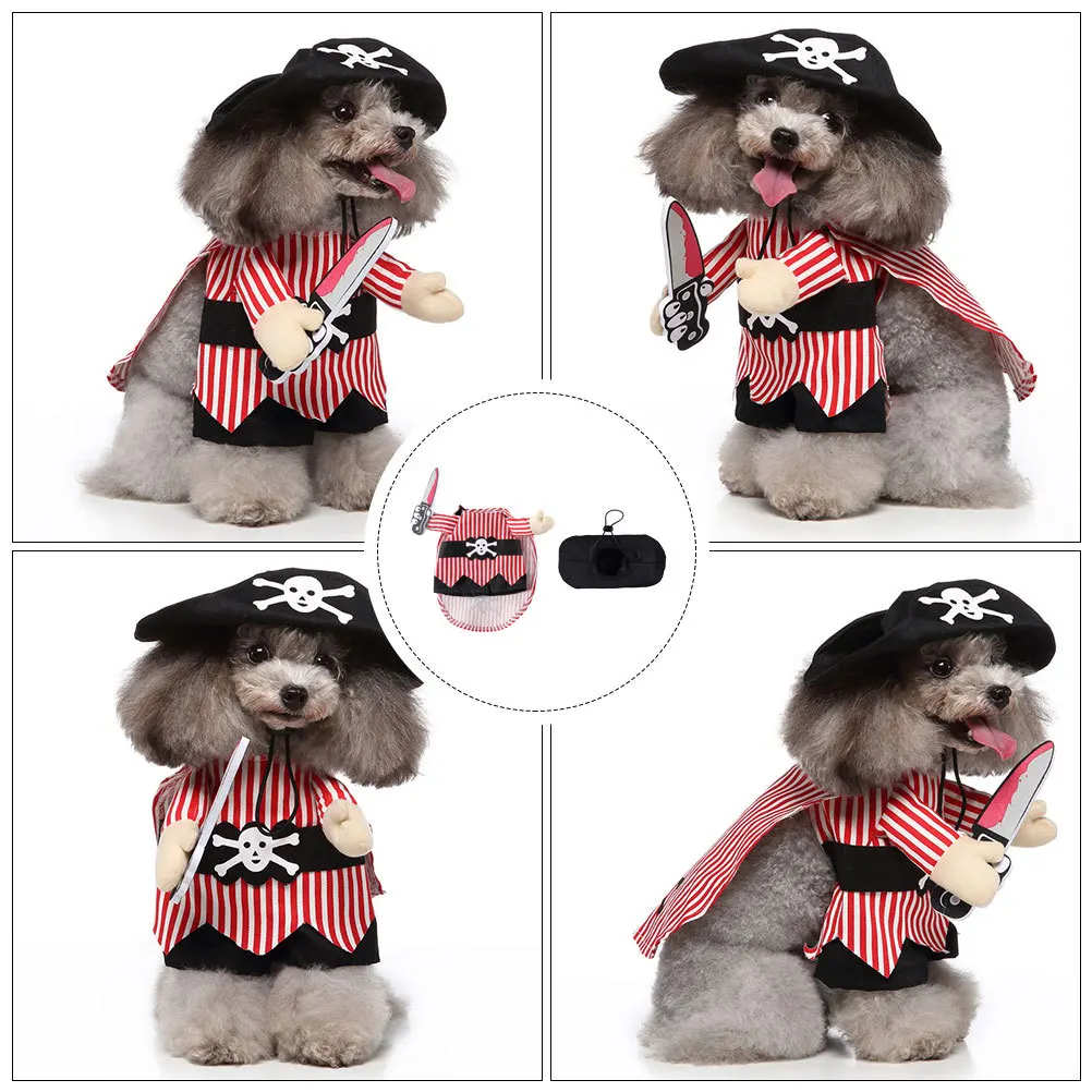 

1 set Dog Clothes Pet Costume For Dogs Cat Cosplay Outfit Funny Pet Clothing Party Christmas Halloween Special Occasion Wear