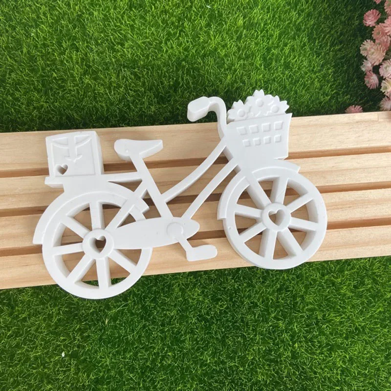 Cute Bike Cycling Silicone Mould Gypsum Mounted Incense Expanding Gypsum Decoration Mold Cycling Aromatherapy Candle Resin Mold