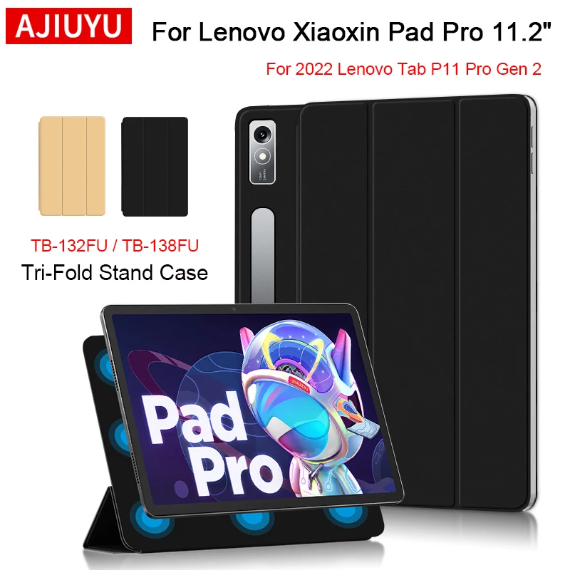 

AJIUYU Magnetic Case For Lenovo XiaoXin Pad Pro 11.2 inch Smart Book Cover for Lenovo Tab P11 Pro 2nd Gen 2022 11.2" Tablet Case