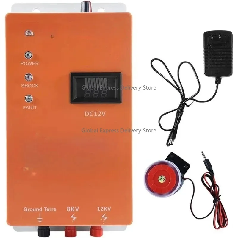 

8 Joule Solar Panel Electric Fence Actuator Alarm Farm Animal Pig Cattle Sheep Goat Farm Electric Fence