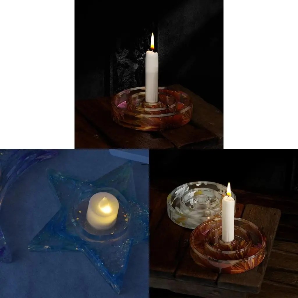

Holder Mould Homemade Concrete Gypsum Container Mold Candlestick Casting Silicone Mould Home Decorations